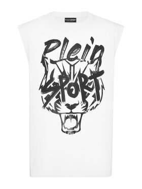 Plein Sport Plein Sport Tank top 28353 Biela Regular Fit