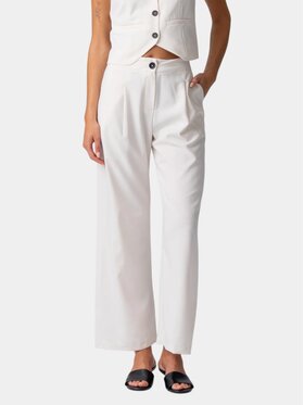 TeeShoppen TeeShoppen Spodnie materiałowe 'Basic Collection' Beżowy Regular Fit