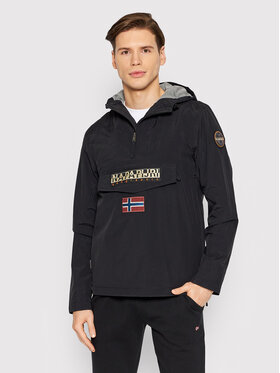 Napapijri Napapijri Anorak stiliaus striukė Rainforest M Sum 3 NP0A4G7D Juoda Regular Fit