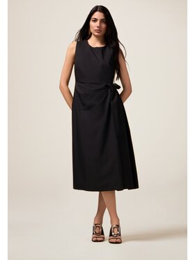 Oltre Oltre Vestito da giorno 7321R004824N033 Nero Slim Fit