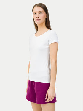 4F 4F T-shirt 4FWSS24TTSHF1161 Bijela Slim Fit