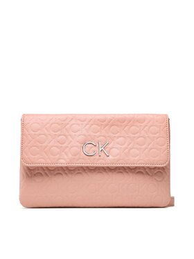 Calvin Klein Calvin Klein Τσάντα Re-Lock Dbl Crossbody Emb Mono K60K610206 Ροζ