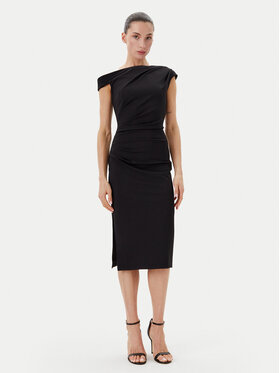 Rinascimento Rinascimento Kokteilinė suknelė CFC0123797003 Juoda Regular Fit