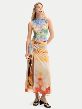 Desigual Desigual Letní šaty Jade 26SWVK38 Barevná Slim Fit