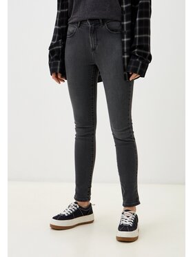Wrangler Wrangler Jeansy HIGH RISE SKINNY Szary Skinny Fit