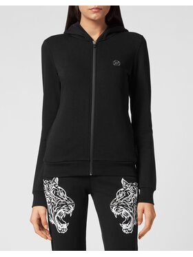 Plein Sport Plein Sport Sada mikina a látkové kalhoty 3771 Černá Regular Fit