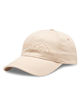 Calvin Klein Calvin Klein Cepure ar nagu Must Minimum Logo K60K610613 Bēšs