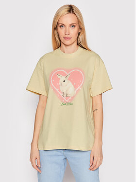 Local Heroes Local Heroes T-Shirt Bunny AW22T0001 Beżowy Oversize