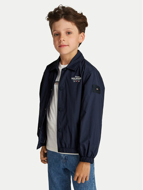Tommy Hilfiger Tommy Hilfiger Kevad-sügis jope Coach KB0KB09364 Tumesinine Regular Fit