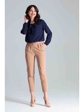 Lenitif Lenitif Bluzka L030 Niebieski Regular Fit