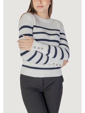 Morgan De Toi Morgan De Toi Sweter 251-MISHAK Biały To Fit