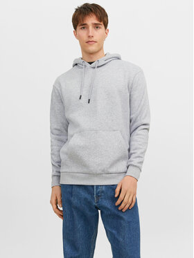 Jack&Jones Jack&Jones Majica dugih rukava Bradley 12249340 Siva Relaxed Fit