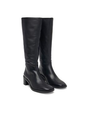 Calvin Klein Calvin Klein Stiefel Block Heel High Boot Zip Lth HW0HW03172 Schwarz