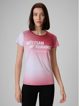 4F 4F T-Shirt TEAMWEAR Kolorowy Regular Fit