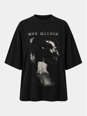 MADE BY SOCIETY MADE BY SOCIETY T-Shirt PORTRAIT - T27456 Czarny Basic Fit