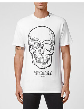 PHILIPP PLEIN PHILIPP PLEIN T-Shirt 10523 Biały Regular Fit