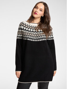 Elena Mirò Elena Mirò Sweter M508Z000643N0S2 Czarny Regular Fit