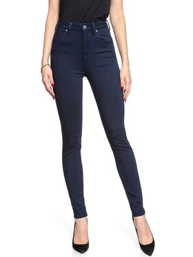 Lee Lee Jeansy SCARLETT SUPER HIGH Niebieski Skinny Fit