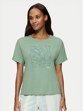 Triumph Triumph Spavaćiće Mix & Match 10218281 Zelena Relaxed Fit