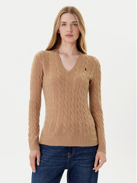 Polo Ralph Lauren Polo Ralph Lauren Пуловер 211971866002 Бежов Slim Fit