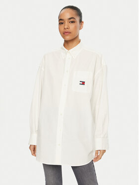 Tommy Jeans Tommy Jeans Camicia DW0DW19357 Bianco Oversize