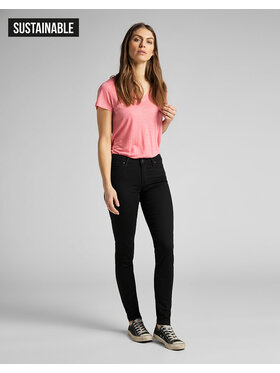 Lee Lee Jeansy SCARLETT Czarny Skinny Fit