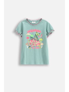 Coccodrillo Coccodrillo T-Shirt WC5143203DGK-027 Zielony Regular Fit