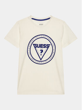 Guess Guess T-Shirt L3BI33 J1314 Biały Regular Fit