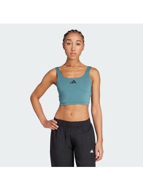 adidas adidas Top 152193 Zielony Fitted Fit