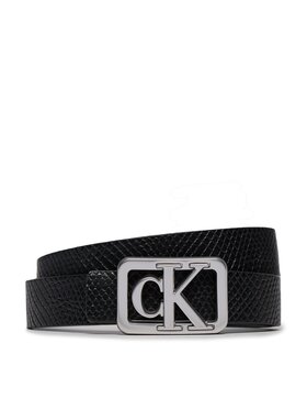Calvin Klein Calvin Klein Cintura da donna Mono Plaque Rev Lthr Belt 25Mm K60K611487 Nero