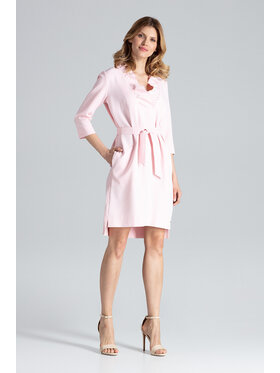 FIGL FIGL Sukienka M644 Różowy Regular Fit