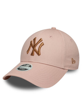 New Era New Era Czapka z daszkiem New York Yankees Metallic 9FORTY 60667375 Różowy