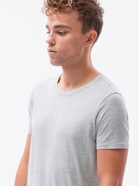 Ombre Ombre T-Shirt S1370 Szary Regular Fit