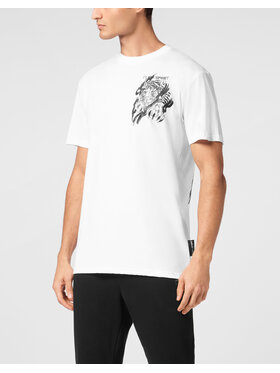 Plein Sport Plein Sport T-Shirt 22971 Biały Regular Fit