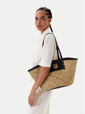 PINKO PINKO Rankinė Love Summer Basket PE 25 PLTT 103324 A1RL Smėlio