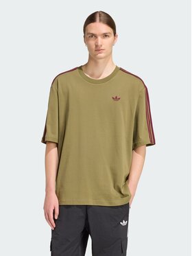 adidas adidas T-Shirt 159141 Zielony Oversize