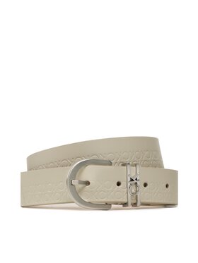 Calvin Klein Calvin Klein Sieviešu josta Ck Must Ck Loop Belt 30Mm Emb Mn K60K611039 Bēšs