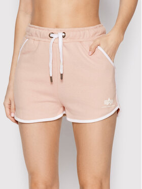 Alpha Industries Alpha Industries Szorty sportowe Contrast 106056 Różowy Regular Fit