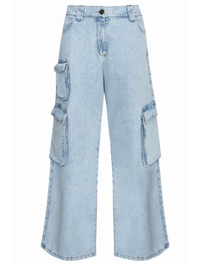 Magda Matyja Magda Matyja Jeansy Osaka Cargo Jeans Niebieski Wide Leg