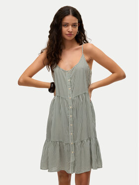 Vero Moda Vero Moda Letné šaty Bumpy 10325283 Zelená Loose Fit