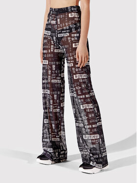 Togoshi Togoshi Текстилни панталони TG22-SPD020 Черен Regular Fit