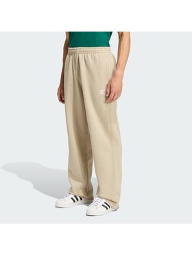 adidas adidas Spodnie materiałowe 150893 Beżowy Loose Fit