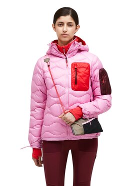 Peak Performance Peak Performance Kurtka damska Helium Utility Down Hood Różowy Regular Fit