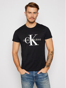 Calvin Klein Jeans Calvin Klein Jeans T-shirt Core Monogram Logo J30J314314 Nero Slim Fit