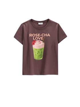 Coccodrillo Coccodrillo T-Shirt ZC6143230VGA-018 Brązowy Regular Fit