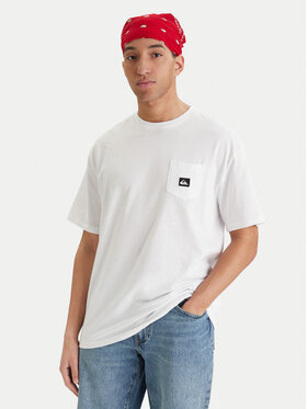 Quiksilver Quiksilver Tricou Salt Water EQYZT08205 Alb Comfort Fit