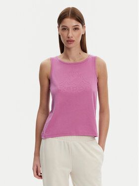 Kappa Kappa Top Logo Gria 382129W Fioletowy Regular Fit