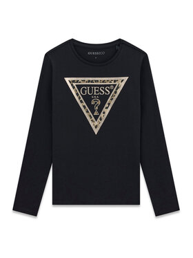 Guess Guess Bluzka J6BI02 K5771 Czarny Regular Fit