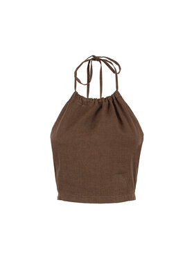 ACANFORA ACANFORA Top 8313-MOR Brązowy Regular Fit