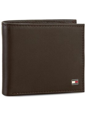 Tommy Hilfiger Tommy Hilfiger Liels vīriešu maks Eton Mini Cc Wallet AM0AM00655 Brūns